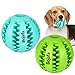 Bojafa Puppy Small Medium Dog Toys Balls (2 Pack) Rubber Durable Tough Dog IQ Toys for Pet Tooth Cleaning/Chewing/Playing/Treat Dispensing
