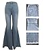 Skinny Bell Bottom Jeans for Women High Waisted Classic Flare Jeans Denim Pants Fashion