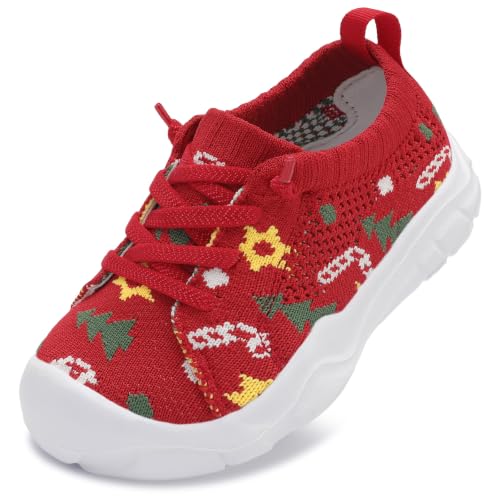 Image of LeIsfIt Toddler Shoes Boys Girls Wide Toe Box Breathable Slip-On Sneakers Kids Lightweight Barefoot Feel Shoes for Everyday Play