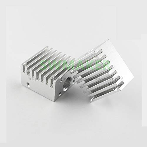 Lysee 3D Printer Parts & Accessories - All-Metal Single Heat Sink Single Nozzle Head Long Distance Radiator for TEVO 3D Printer