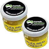 jalea real fresca ecologica 🐝 100% JALEA REAL PURA: Jalea real fresca obtenida directamente de colmenas españolas, sin mezclas ni aditivos. Producto apícola natural de alta concentración.
