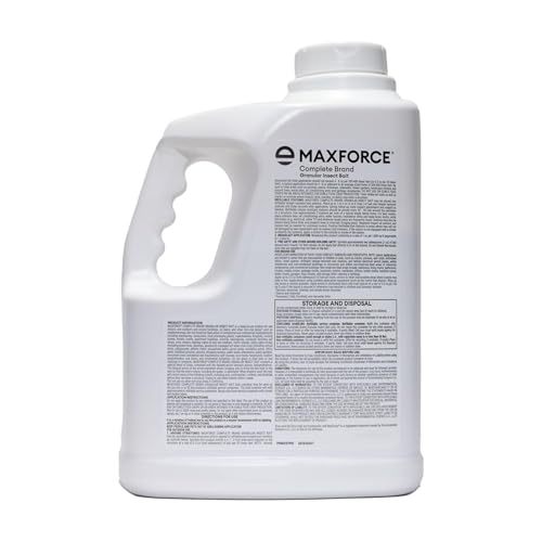 Image of Maxforce Complete Granular Insect Bait 4 lb | for Indoor and Outdoor Perimeter Use | Delayed Kill for Colony Control | Effective Against Ants, Roaches, Silverfish, Earwigs, and Other Crawling Insects