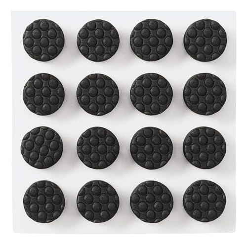Image of Scotch Black Adhesive Bumper Pads 40 PCS, Self-Stick Rubber Pads 3 /8 inch Round, Cabinet Door Rubber Bumpers, Designed to Protect Cabinets and Drawers, Sound Dampening, Black (BP958-40NA)