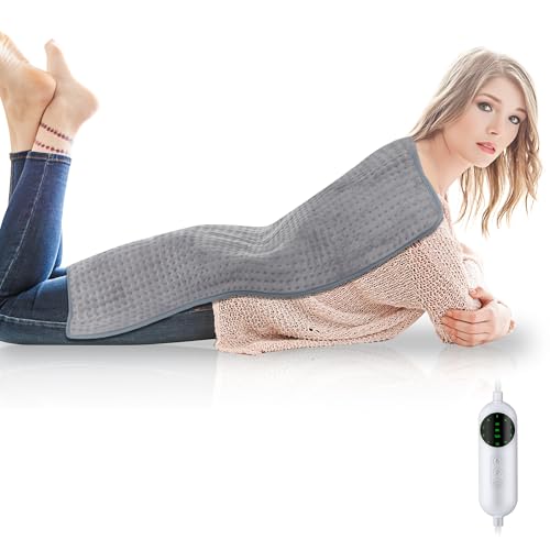 XXXL-Heizkissen, 100 x 50 cm Extra großes Wärmekissen für Rücken Bauch und Beine, Sicherheits- elektrisch heizmatte, schnelles Aufheizen, 10 Temperaturstufen, Abschaltautomatik und Überhitzungsschutz XXXL-Heizkissen, 100 x 50 cm Extra großes Wärmekissen für Rücken Bauch und Beine, Sicherheits- elektrisch heizmatte, schnelles Aufheizen, 10 Temperaturstufen, Abschaltautomatik und Überhitzungsschutz
