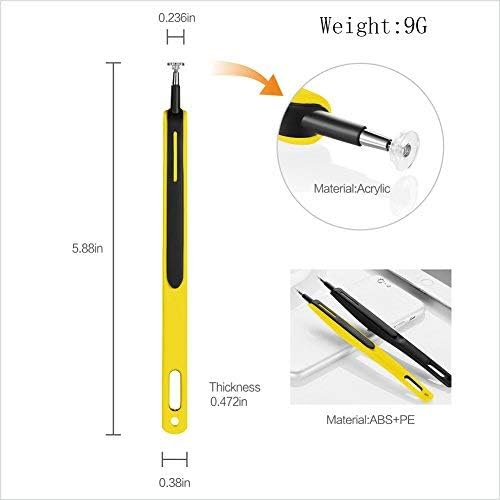 CADA Stylus pens for Touch Screens,Pencil for iPad,iPhone Stylus Pen Drawing on Graphics Tablet,Touch Pen for All Capacitive Touch Screens Cell Phones,Tablet