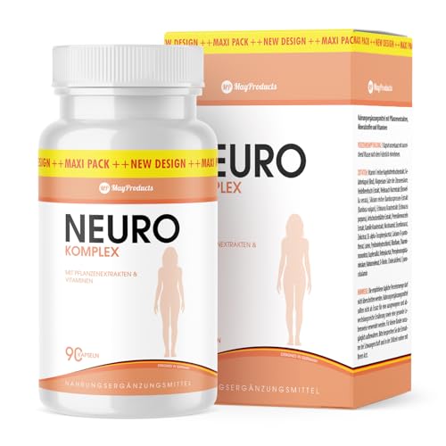 Neuro Komplex Kapseln | Reich an Vitaminen | Einfache Anwendung | 90 Kapseln