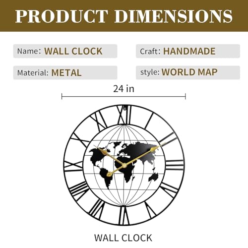 Image of Material Metal Wall Cloc Big Size Wall Clock Modern Clocks for Living Room Stylish Wall Clocks for Home Decoration Designer Wall Clock (60 cm)
