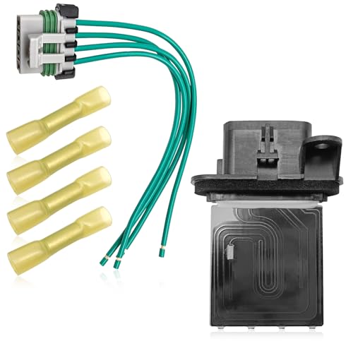 Image of HVAC Resistor Blower Motor Resistor OE# 87138-04052, 973-582, 8713804052, RU746, RU1435 Blower Resistor with Wire Harness Replacement for 2005-2020 Toyota Tacoma