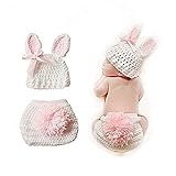 Swovo Baby Crochet Knit Baby outfits Baby Jumpsuit Photography Props for 0-6 Month Toddler Newborn...