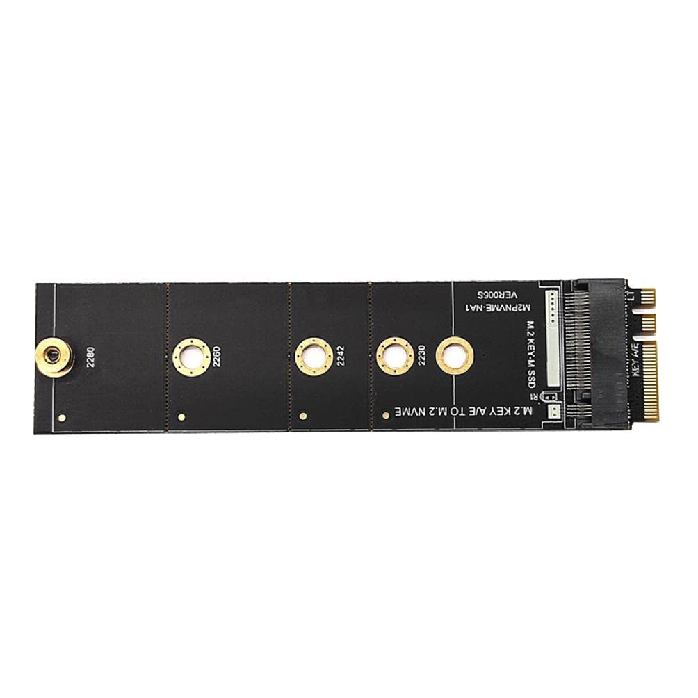 M2 For KEY A-E To M2 NVME Adapter Card NVME KEY-M Expansion Support For M.2 SSD 2230-2280 WiFi Interface To M2 NVME M.2 Nvme Ssd Adapter Card M2 KEY A-E To M2 NVME Adapter Converter Card NGFF TO
