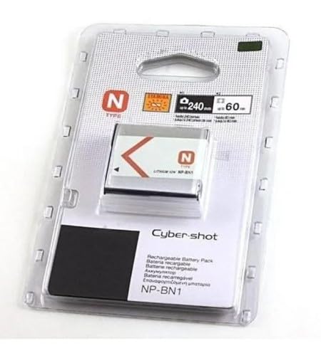Image of NP-BN1-Type : N 3.6V 630mAh Rechargeable Lithium-Ion Camera Battery Compatible with Sony Camera DSC-W710 DSC-W730 DSC-W810 DSC-W830 DSC-W530 DSC-W650 DSC-TX9 Digital Camera