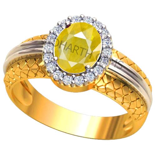 Akshita gems Certified Unheated Untreatet 8.25 Ratti 7.50 Carat A+ Quality Natural Yellow Sapphire Pukhraj Gemstone Ring For Womens and Mens (B083Y5LB9Y) Amazon Price History, Amazon Price Tracker