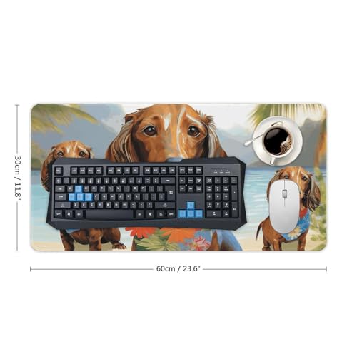 Mouse pad grande con base antideslizante blanco miniatura 2