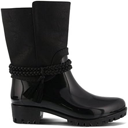 Spring Step Women's Glover Rain Boot, Black, 36 M EU Medium EU (US 5.5 6 US) | Image 4