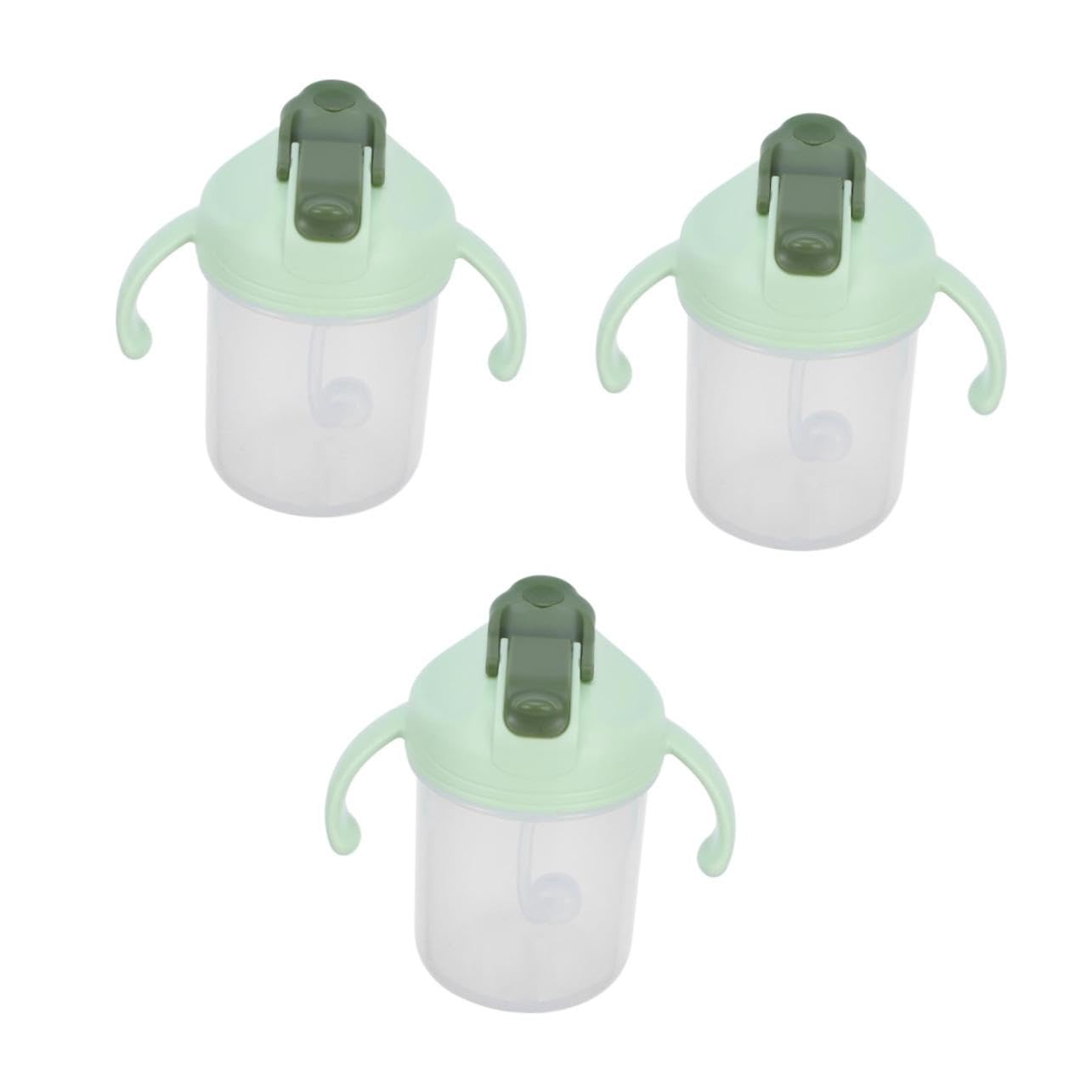 3piezas Taza Antiderrames Con Pajita Para Mayores y Pacientes Diseño Para Cama Para Mujeres Embarazadas y Cuidado De Enfermos