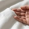 Peru Pima 600 Thread Count Thermoregulating Sateen King Sheet Set - 100% Peruvian Pima Cotton, 4 Piece (Flat, Fitted, 2 Pillowcases) - Cooling, Crisp, Deep Pocket, Hotel Quality Bedding - White