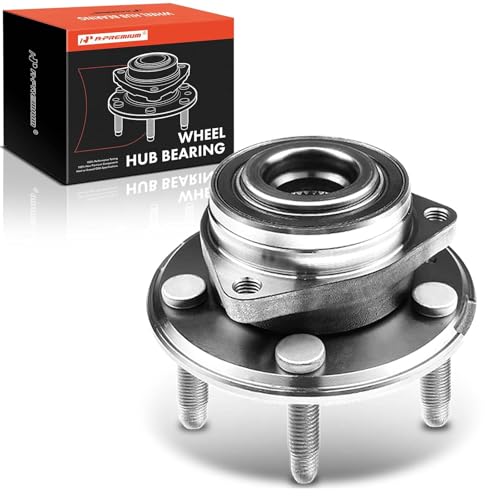 A-Premium Front or Rear Wheel Bearing and Hub Assembly with 5-Lug Compatible with Chevrolet Impala 2018-2019, Camaro 2010-2015, Cadillac CTS 2008-2014 & 2018, XTS 2018