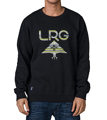 LRG Men's Nomadic Addict Tree Crewneck Sweatshirt