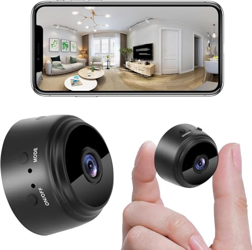 HKSV WiFi Camera Security Camera for Home Outdoor High HD Focus Magnet Mini WiFi Magnetic Live Stream Night Vision IP Wireless 1080P Audio Video CCTV Camera (Magnet)