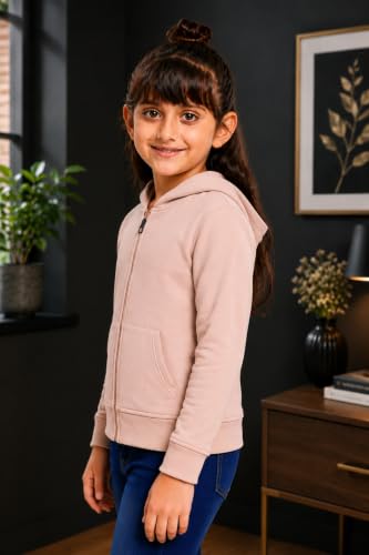 Image of ADBUCKS Girl's Cotton Hooded Sweatshirt