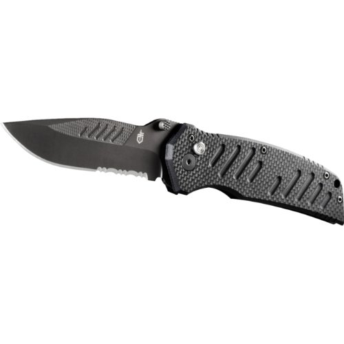 Gerber Gear 31-001709N Swagger Knife, Assisted Opening Tactical Folding Pocket Knife, 3.25 In Blade, Black