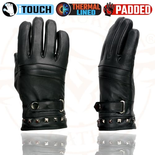 Image of Milwaukee Leather Women's Leather Lightweight Motorcycle Lined Driving Hand Gloves - X-Small
