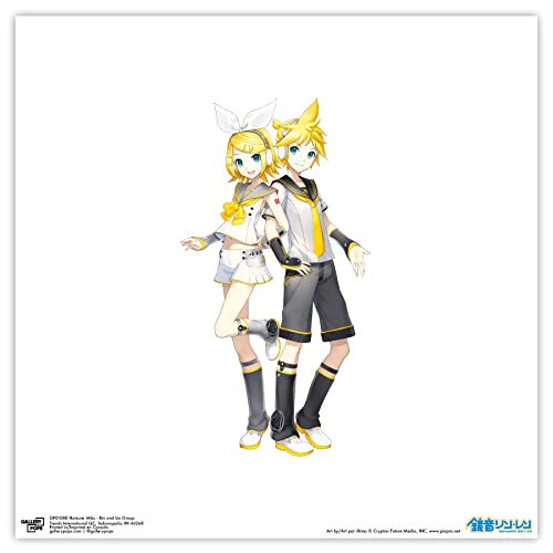 Hatsune Miku décoration murale Rin et Len sans cadre 30,5x30,5 cm Gallery Pops