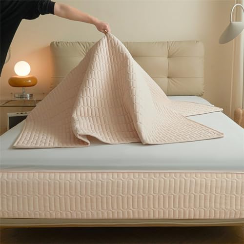 Funda de colchón impermeable individual con cremallera ajustable y lavable 5