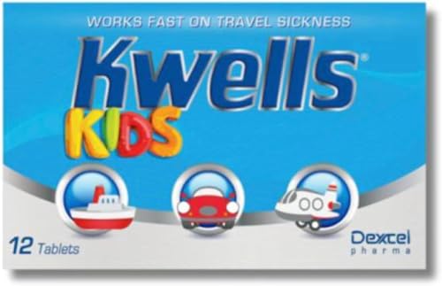 Travel Sickness for Kids Relief for Nausea & Motion Discomfort X1 Pack of 12s