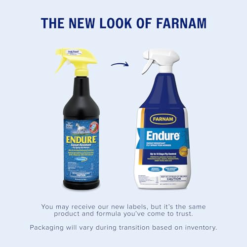 Endure Sweat-Resistant Fly Spray for Horses 1 Qt - Thumbnail 3