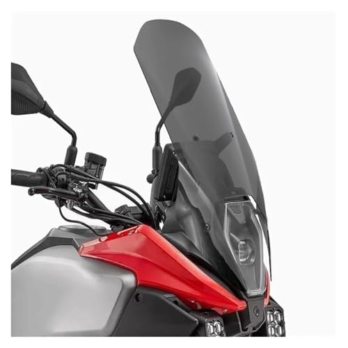 Pare-brise moto pour QJMOTOR 600SRT 2024 bulle avant modifiée gris fumé 67cm