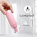 50 pcs 2oz/60ml Foam Pump Bottle Lash Shampoo Bottles Travel Foam Pump Bottle Empty Pink Plastic Refillable Mini Soap Dispenser for Hand Sanitizer Liquid (Pink)