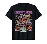 Octopus of The World Sea Animal Educational Octopus Lover T-Shirt