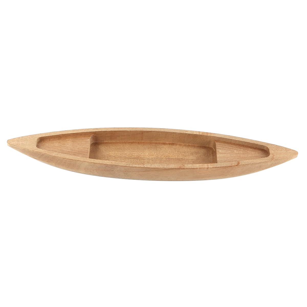 Sarini Wooden Fishing Boat Model Decoration Unfinished Boat Ornaments Craft for Party Decoration Shelf Decor Nautical Theme Handmade Boat Craft - Image 3