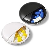 ♥ Compact Pill Box - Pillenbox im Taschenformat, leicht zu tragen und die Tasche sauber und ordentlich zu halten.