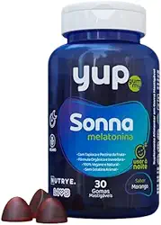 Sonna: Gomas de Melatonina para o Sono – Sabor Morango – Fórmula 100% Natural e Vegana – Sem Glúten e Lactose – Ajuda a Regular o Sono – 30 Gomas – Nutrye