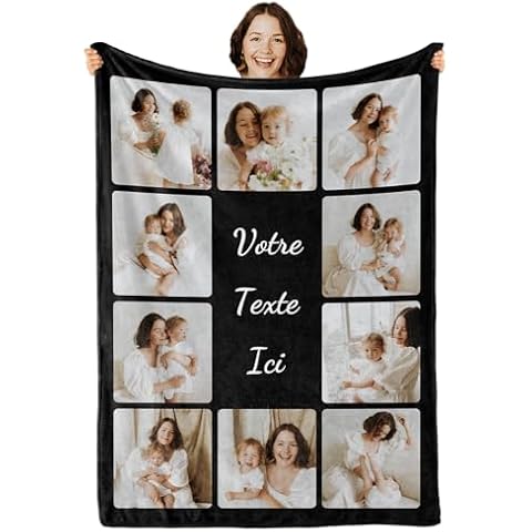 iDIY Plaid Personnalisé avec Photo Cover