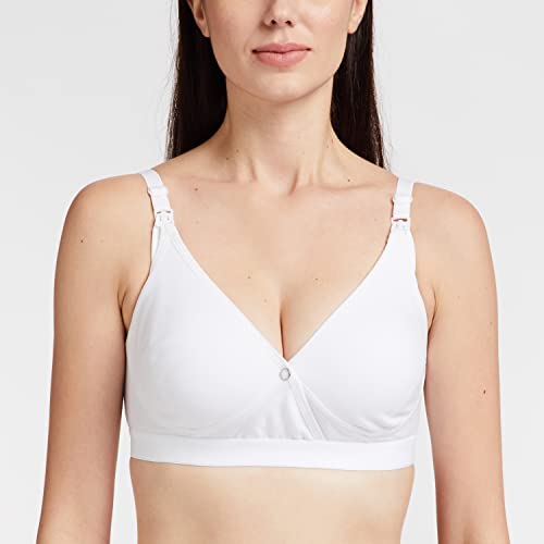 Image of Fabme Women's Cotton Nursing, Maternity, Feeding, Seamless Regular Bra
