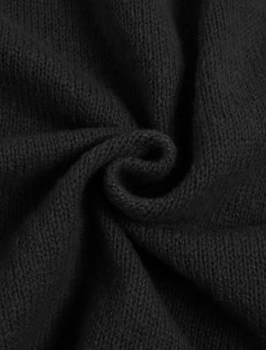 Image of ZAFUL Women's Cropped Sweater V-Neck Long Sleeve Pullover Jumper Knit Top | Crop Length, Ribbed Knit, Double V design, White sweater, Raglan sleeves, lantern sleeve, Fall & Winter, Loose fit, Oversized
