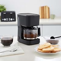 Amazon Basics 5 Cup Drip Coffee Maker with Glass Coffee Pot (0.8 Qt), Auto Shut-off, Auto Pause, Removable Filter Basket, Matte Black — image 7