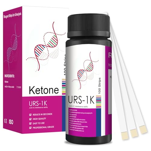 100 Stück Ketose Teststreifen Keto Test Keton Teststreifen für die Keto Ernährung und Diät Heimgebrauch