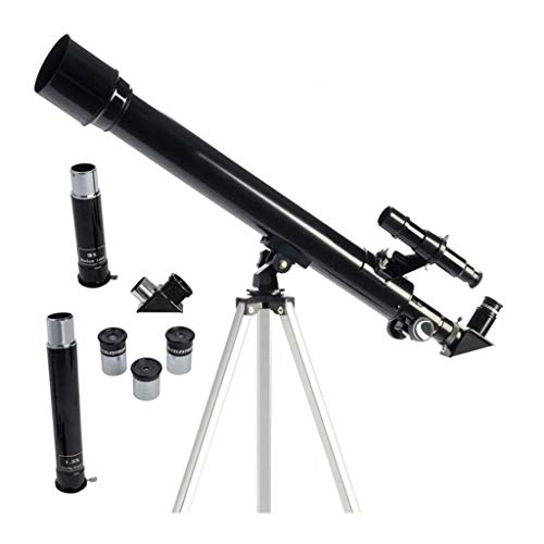 Telescopio refractor 50mm 600mm con trípode y accesorios miniatura 1