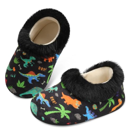 Image of Centipede Demon Toddler Slippers for Boys Girls Slip on Kids Baby Toddlers House Shoes Lightweight Barefoot Furry Sock Shoes Indoor Outdoor Warm Walking Shoes
