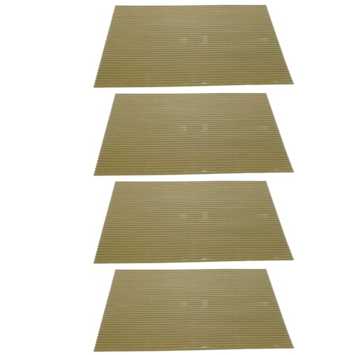 Artibetter 4 piezas Esterilla de Sushi Plástico Verde Herramienta para Hacer DIY para Principiantes y Expertos Molde Reutilizable y Bento Japonés