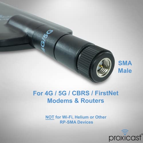 image for Proxicast 4G/5G/CBRS Universal Wide-Band 6 dBi Omni-Directional Swivel