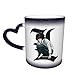 NA Death Note Tasse à Changement de Couleur Grand Cadeau de noël Tasse à café Design céramique Sensible à la Chaleur Tasse à Changement de Couleur dans Le Ciel
