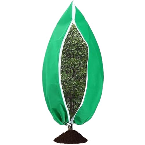 Generisch antiheladas para Plantas al Aire Libre, protección térmica en climas fríos, Reutilizables, Resistentes a la Intemperie, con Cremallera y cordón para huertos, Jardines de Invierno