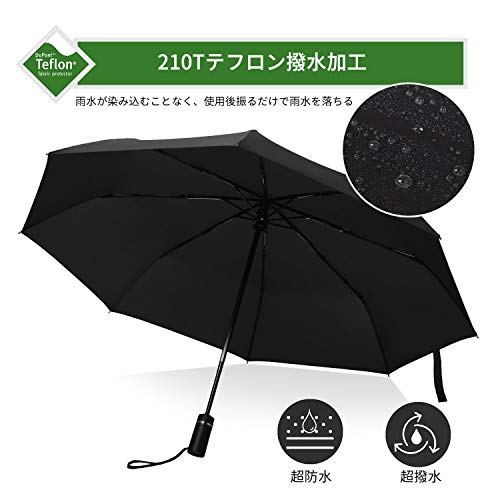 [Amazonブランド] Eono(イオーノ)傘 折りたたみ傘 自動開閉 
