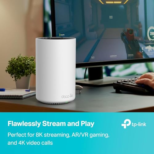 undefined TP-Link Deco XE70 Pro AXE4900 Tri-Band WiFi 6E Mesh WiFi System - 2.5G WAN/LAN Ports, 4.9 Gbps Wi-Fi 7,200 Sq. Ft Coverage, Connect up to 200 Devices, 6 GHz Band, 3-Pack の商品画像 8