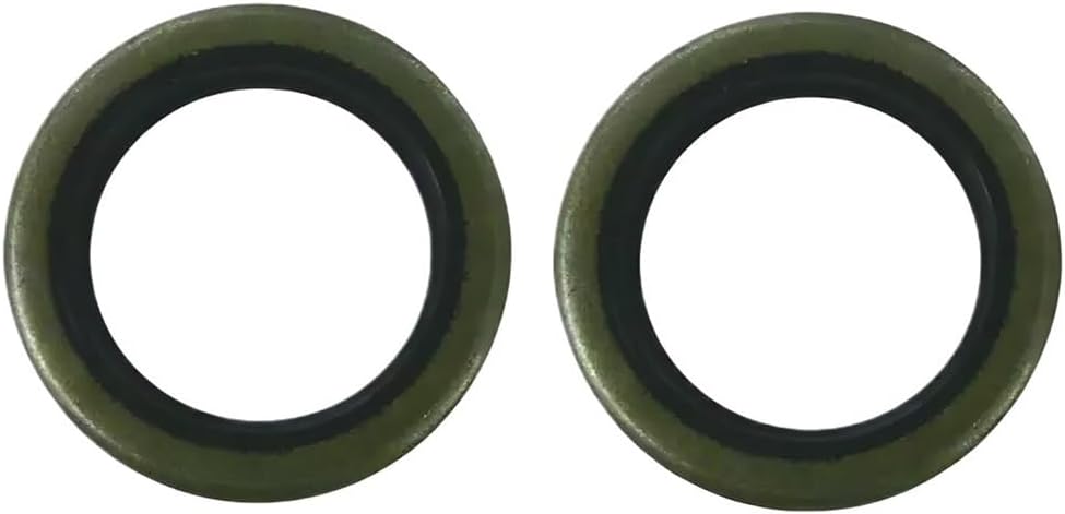 2Pcs Oil Seal Compatible with Stern Drive 135-300 HP 1 2 Drives Engine 26-30550 26-76868 85130 18-2002 18-2077 26-14077